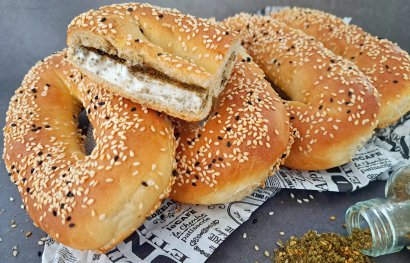 בייגל'ה ירושלמי ממולא מלוחה 5% משומשו וזעתר